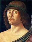 Giovanni Bellini Canvas Paintings - Portrait of a Humanist